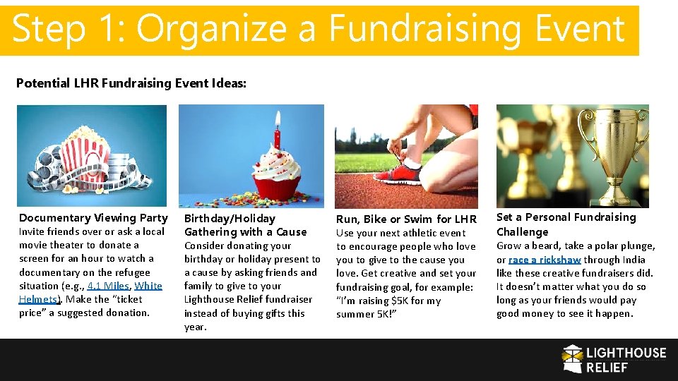 FUNDRAISING GUIDE Tips and tricks for running a