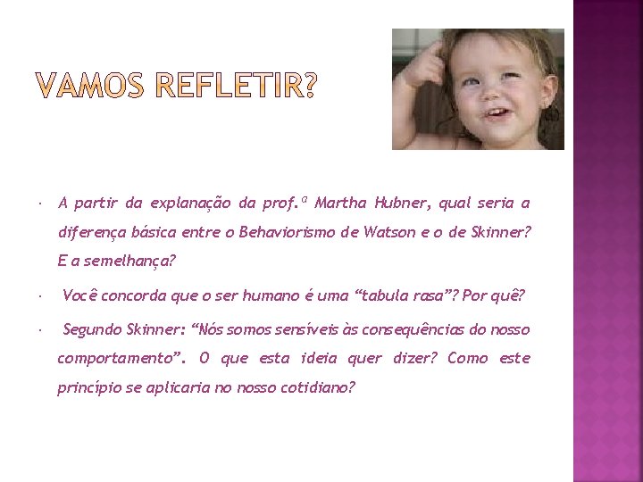 A partir da explanação da prof. ª Martha Hubner, qual seria a diferença A partir da explanação da prof. ª Martha Hubner, qual seria a diferença