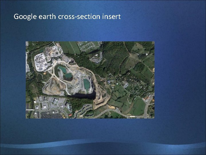 Google earth cross-section insert 