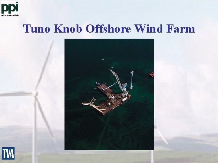 Tuno Knob Offshore Wind Farm 