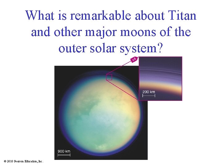 What is remarkable about Titan and other major moons of the outer solar system?