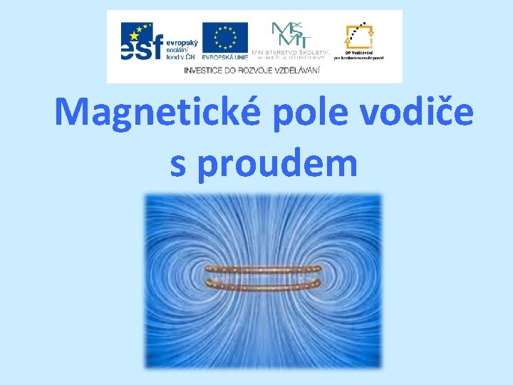 Magnetické pole vodiče s proudem Magnetické pole vodiče s proudem