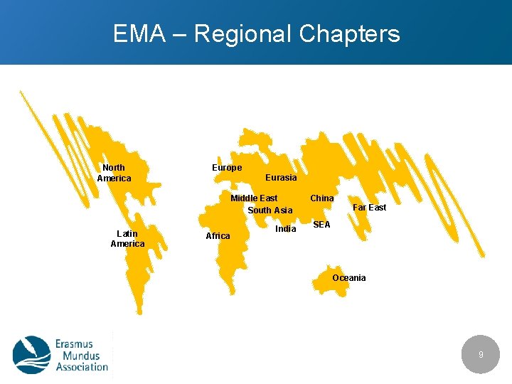 EMA – Regional Chapters North America Europe Eurasia Middle East South Asia Latin America