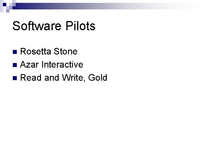 Software Pilots Rosetta Stone n Azar Interactive n Read and Write, Gold n 