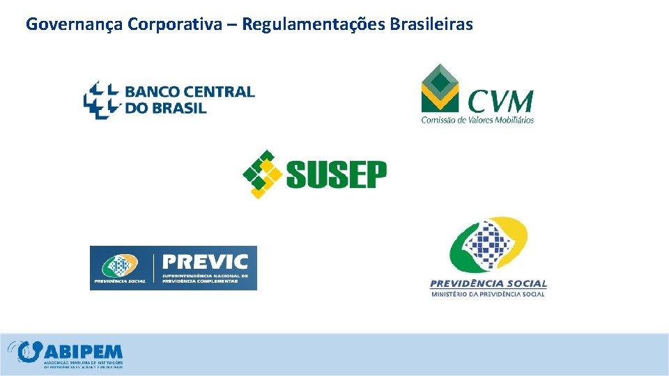 Governança Corporativa – Regulamentações Brasileiras 