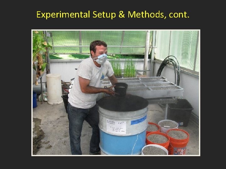 Experimental Setup & Methods, cont. Experimental Setup & Methods, cont.