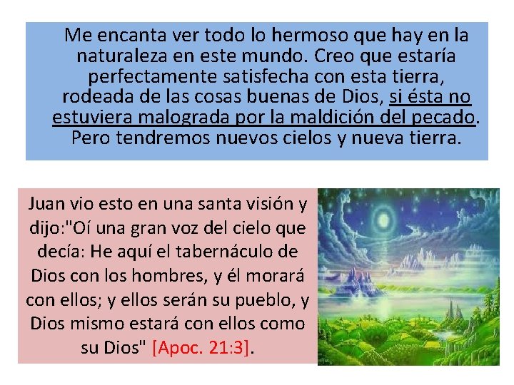  Me encanta ver todo lo hermoso que hay en la naturaleza en este