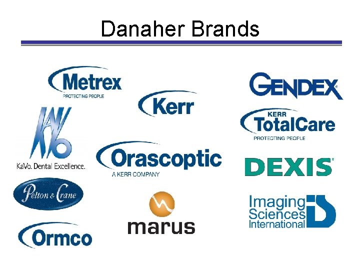 Danaher Brands 