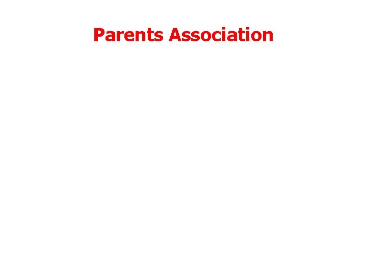 Parents Association Parents Association