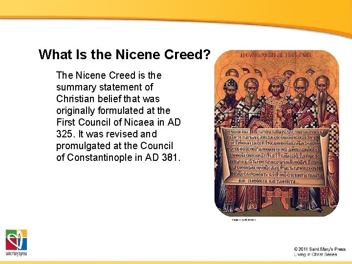 What Is the Nicene Creed? The Nicene Creed is the summary statement of Christian