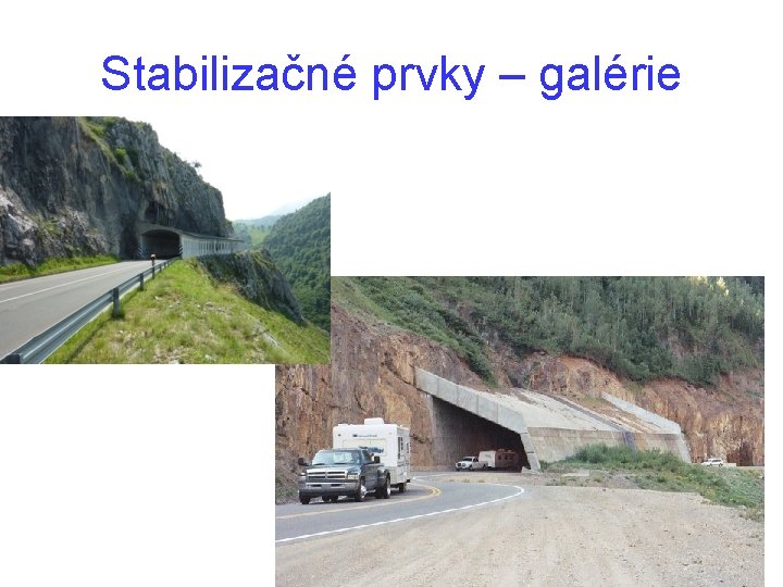 Stabilizačné prvky – galérie 