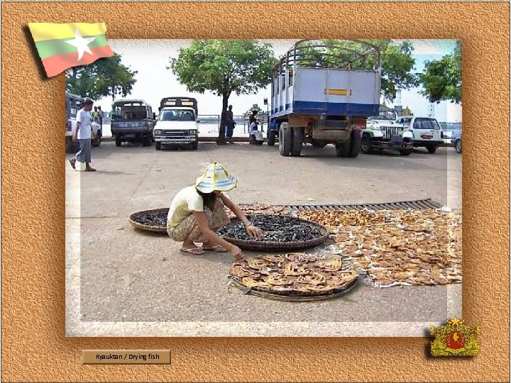 Kyauktan / Drying fish 