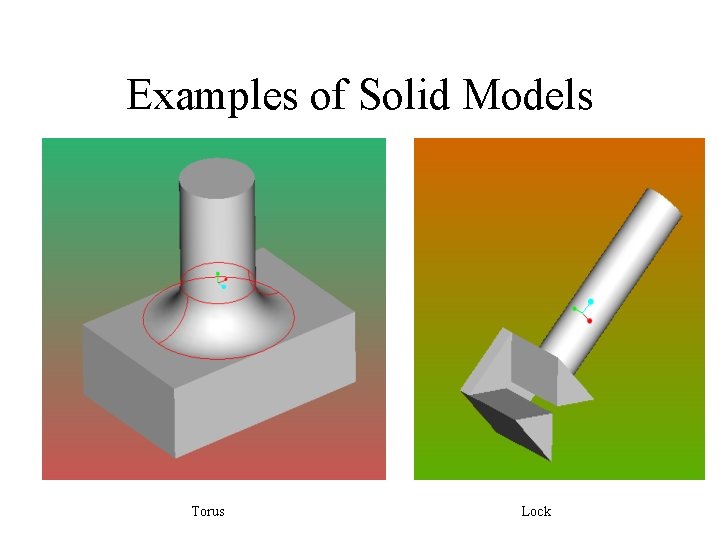 Examples of Solid Models Torus Lock 