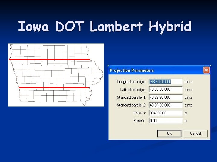 Iowa DOT Lambert Hybrid 