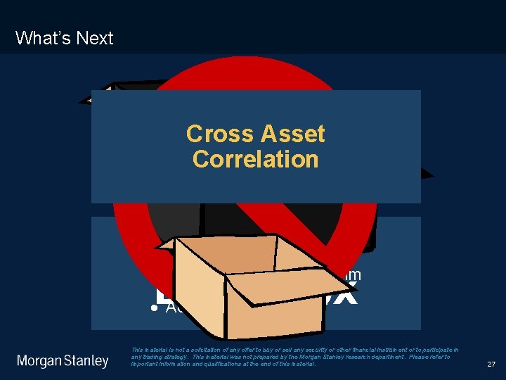 9/9/2020 What’s Next Cross Asset Correlation Control Behavior · Define your own algorithm BLACK