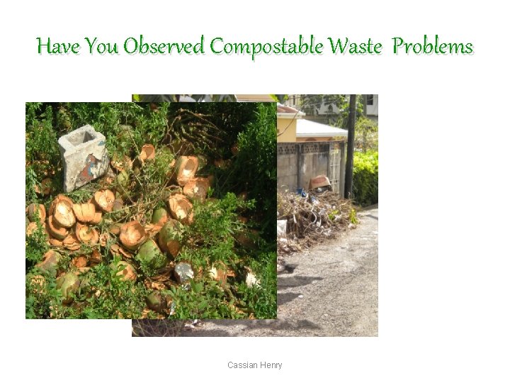 Have You Observed Compostable Waste Problems Cassian Henry 
