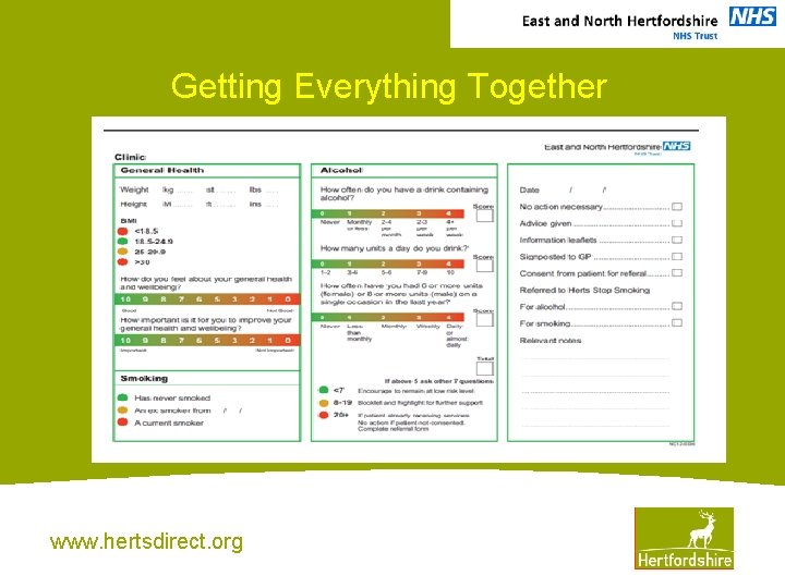 Getting Everything Together www. hertsdirect. org 