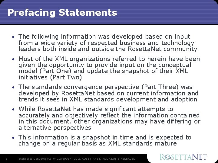 Prefacing Statements • The following information was developed based on input from a wide Prefacing Statements • The following information was developed based on input from a wide