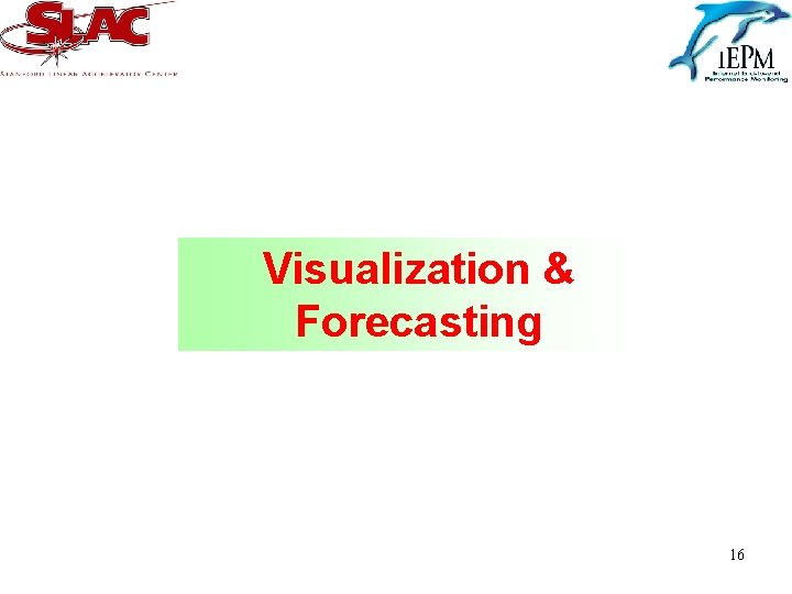 Visualization & Forecasting 16 