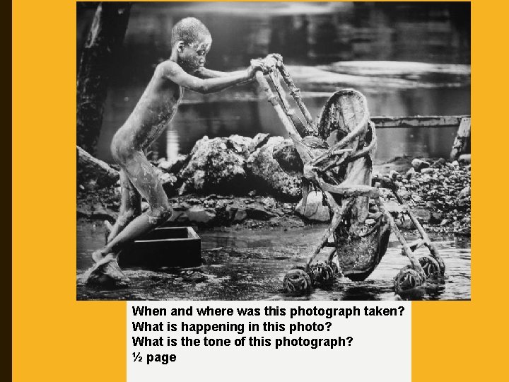 When and where was this photograph taken? What is happening in this photo? What When and where was this photograph taken? What is happening in this photo? What