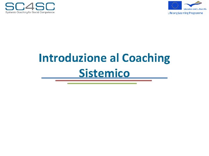 Introduzione al Coaching Sistemico 