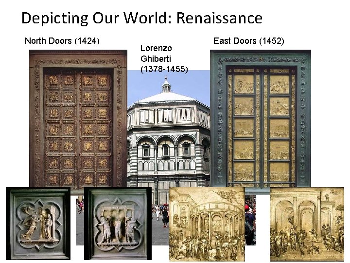 Depicting Our World: Renaissance North Doors (1424) Lorenzo Ghiberti (1378 -1455) East Doors (1452)
