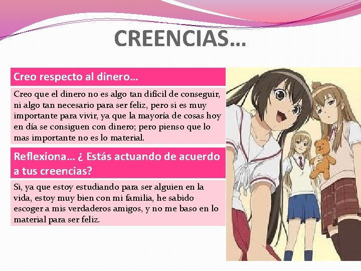 CREENCIAS… Creo respecto al dinero… Creo que el dinero no es algo tan difícil CREENCIAS… Creo respecto al dinero… Creo que el dinero no es algo tan difícil
