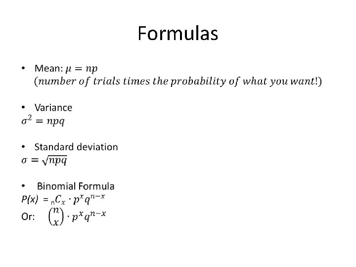 Formula varians