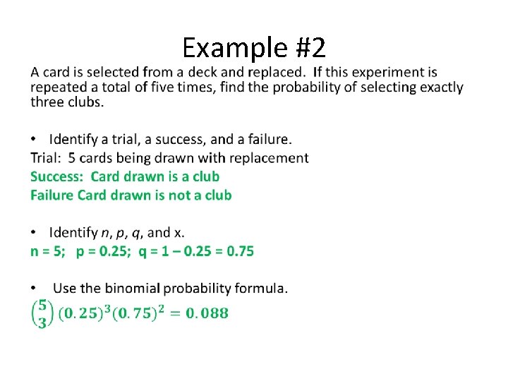 Binomial Distribution A Probability Experiment For Which The