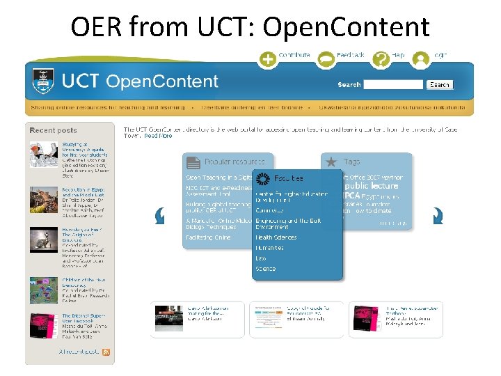 OER from UCT: Open. Content 
