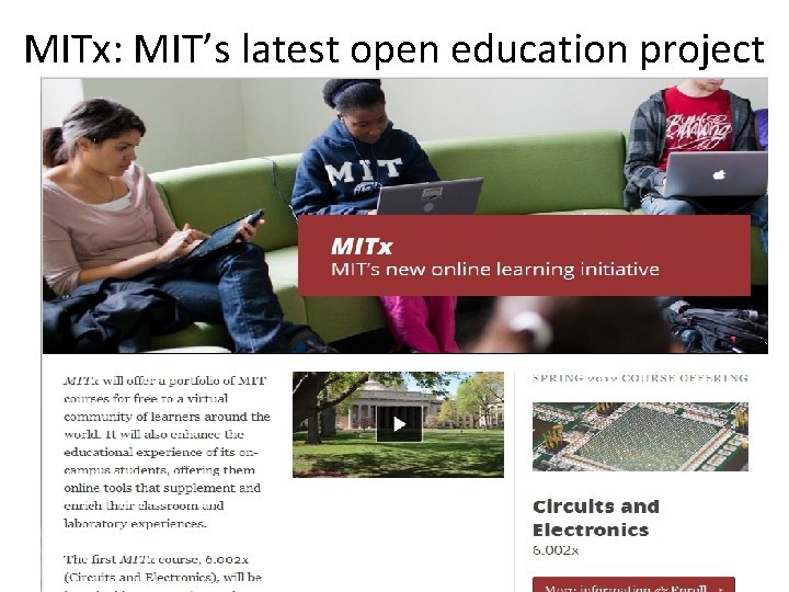 MITx: MIT’s latest open education project 