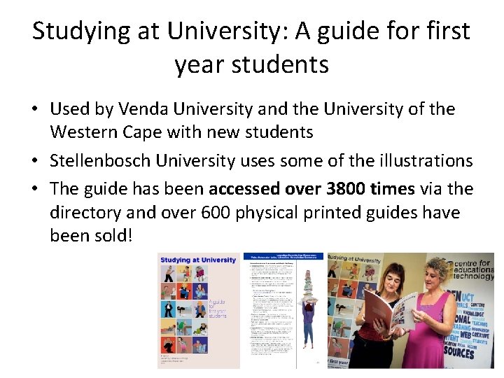 Studying at University: A guide for first year students • Used by Venda University