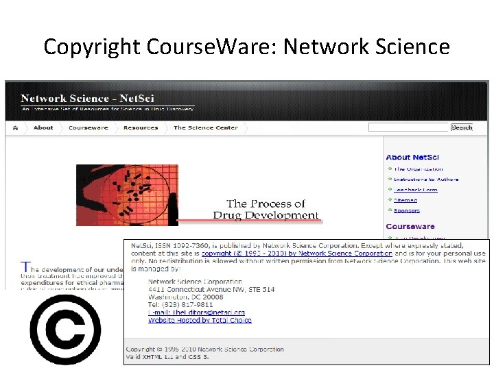 Copyright Course. Ware: Network Science 