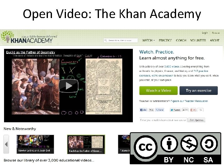 Open Video: The Khan Academy 