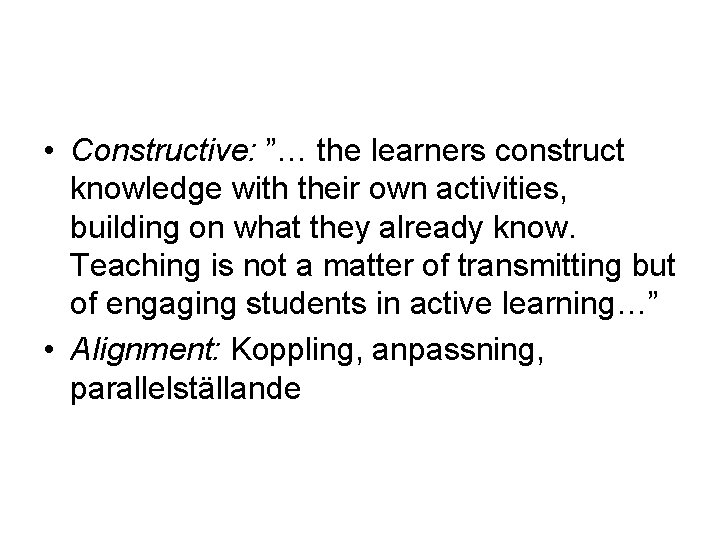 Lrandeml fr examination och progression Arbete med utbildnings