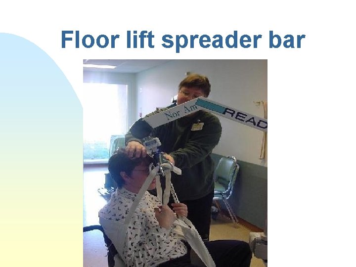 Floor lift spreader bar 