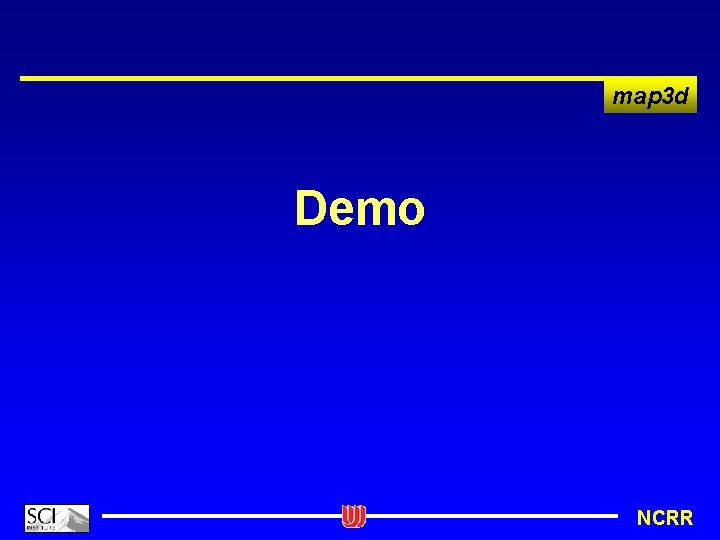 map 3 d Demo NCRR 