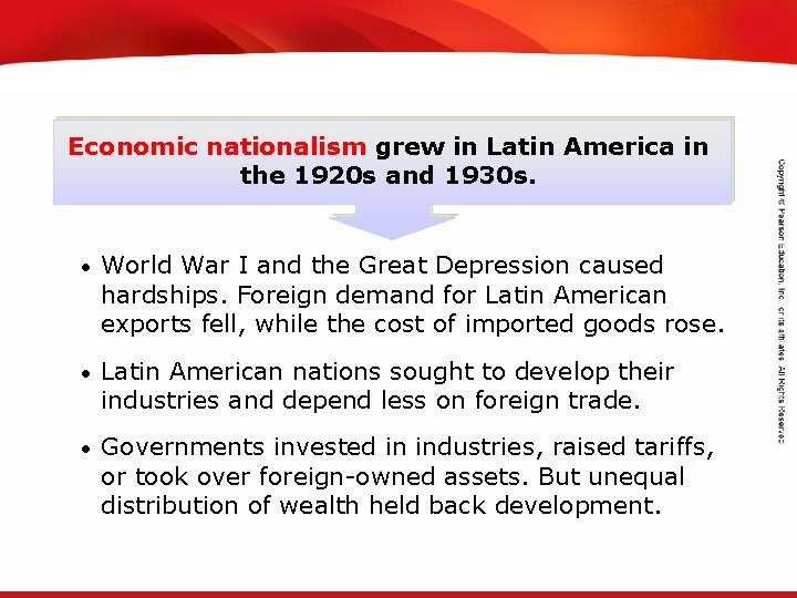 TEKS 8 C: Calculate percent composition and empirical and molecular formulas. Economic nationalism grew