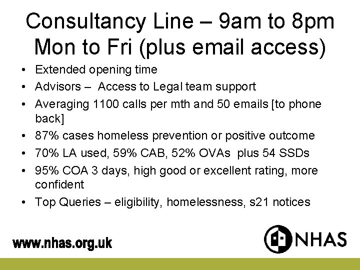 Consultancy Line – 9 am to 8 pm Mon to Fri (plus email access) Consultancy Line – 9 am to 8 pm Mon to Fri (plus email access)