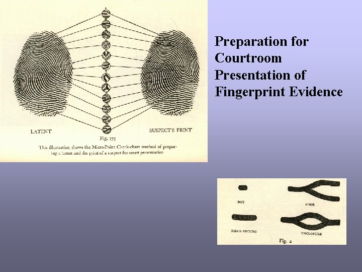 Preparation for Courtroom Presentation of Fingerprint Evidence 