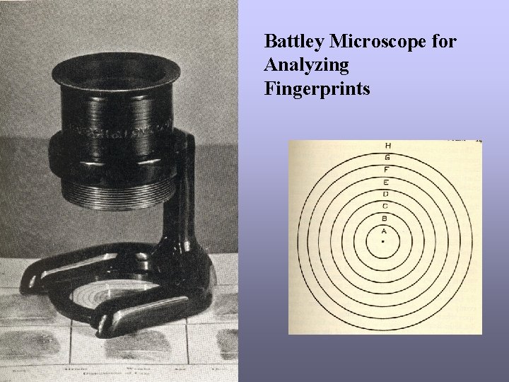 Battley Microscope for Analyzing Fingerprints 