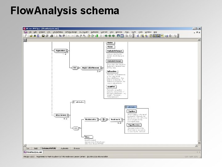 Flow. Analysis schema 