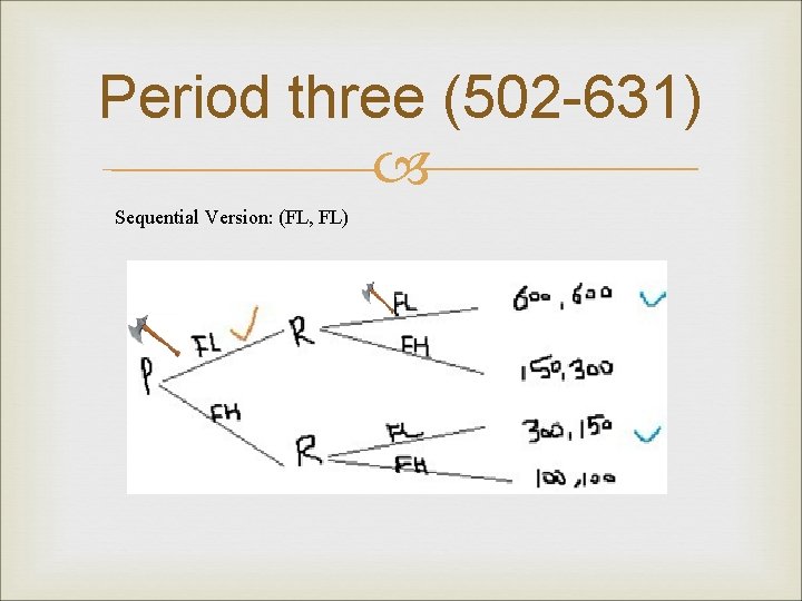 Period three (502 -631) Sequential Version: (FL, FL) 