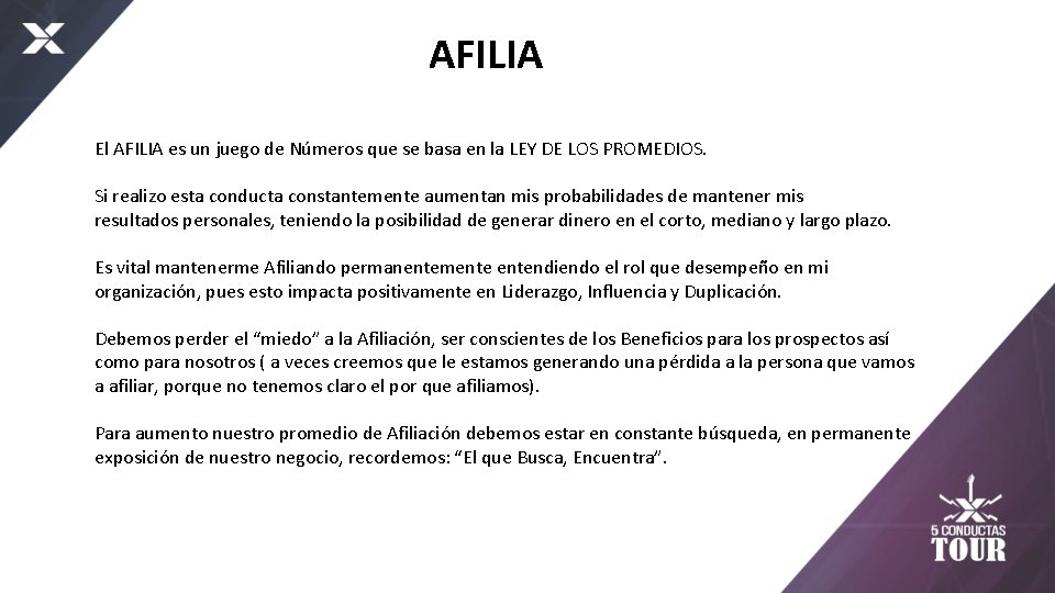 AFILIA El AFILIA es un juego de Números que se basa en la LEY