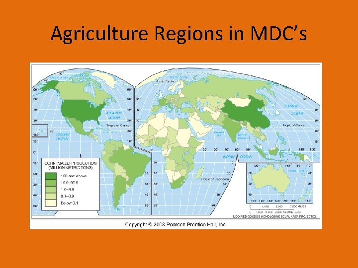 Agriculture Regions in MDC’s 