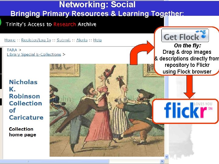 Networking: Social February 200 Bringing Primary Resources & Learning Together: On the fly: Drag