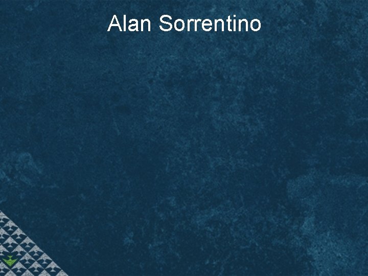 Alan Sorrentino 