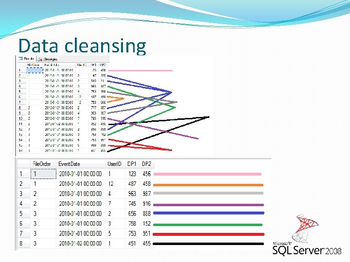 Data cleansing 