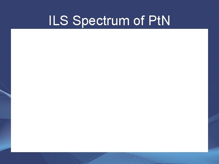 ILS Spectrum of Pt. N 