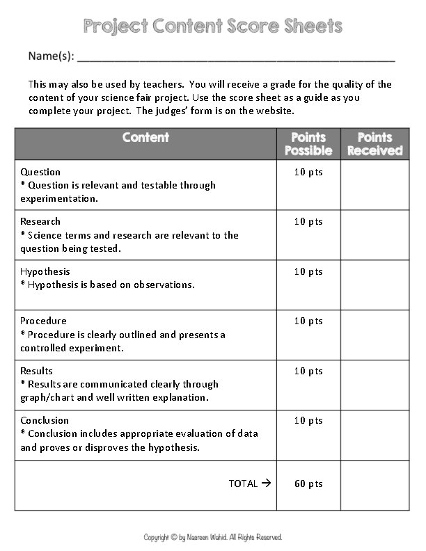 This may also be used by teachers. You will receive a grade for the This may also be used by teachers. You will receive a grade for the